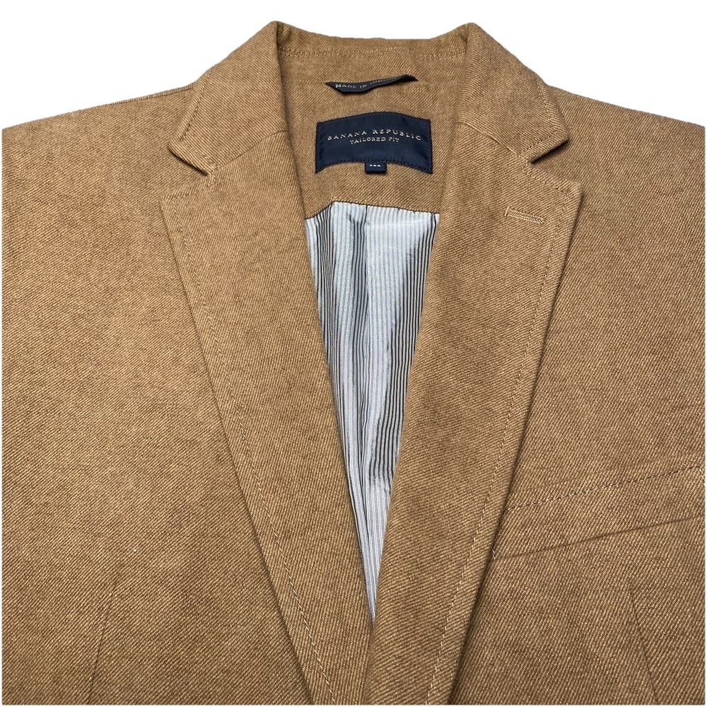 Banana Republic Blazer 38S Mens Cotton Twill 2B1V Academia Preppy Quiet Luxury